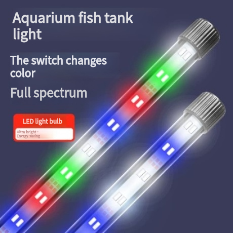 Aquarium LED Light Full Spectrum 3-Color Dimmable Waterproof Fish Tank Lamp Energy Saving (FTL-0001)