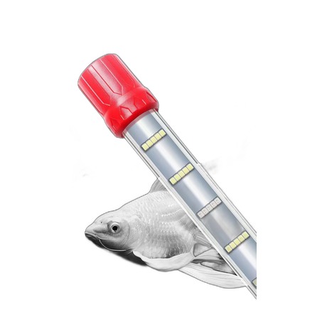LED Aquarium Light Pure White Plant Tank Light Small Waterproof Submersible Koi Arowana Dragon Fish Lamp (FTL-0091)