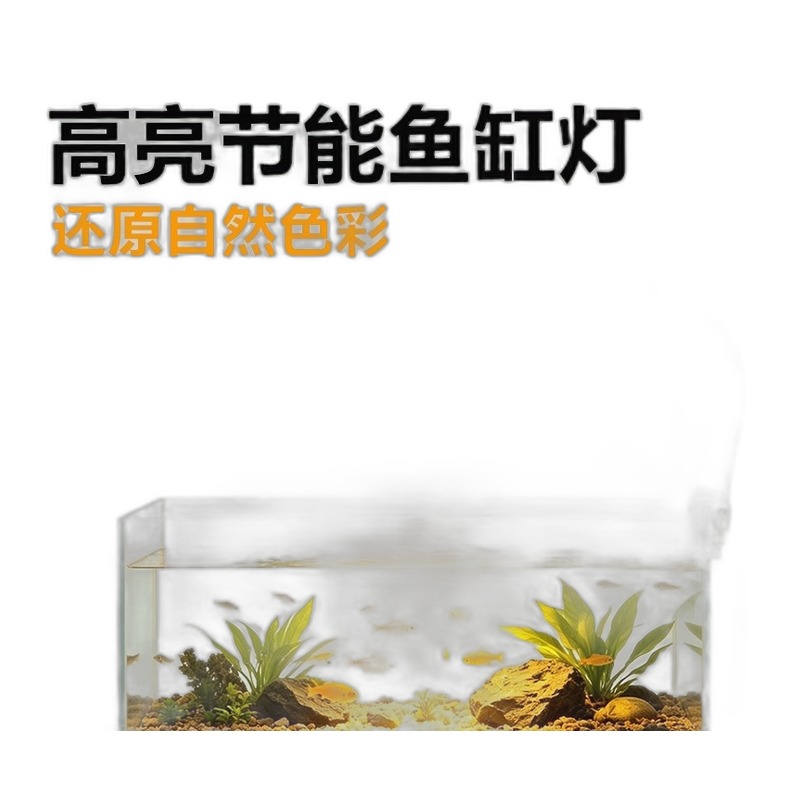Native Stream Tank LED Light Variable Full Spectrum Algae Bloom Aquarium South American Landscape Mini Clip Lamp