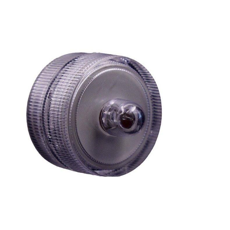 Aquarium Ornamental Fish Lighting Colorful Night Light Battery Round Button Waterproof Building Block Fish Tank Light